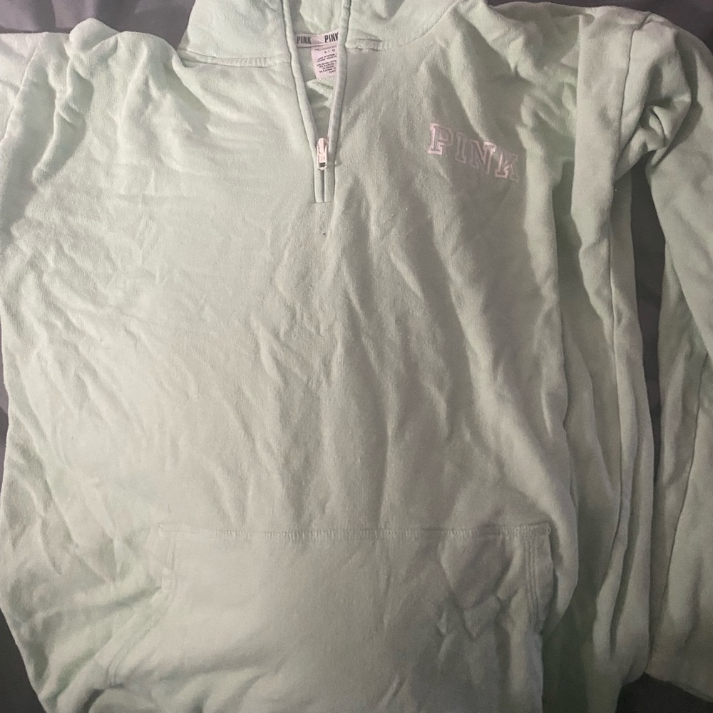 Green VS Pink Quarter Zip